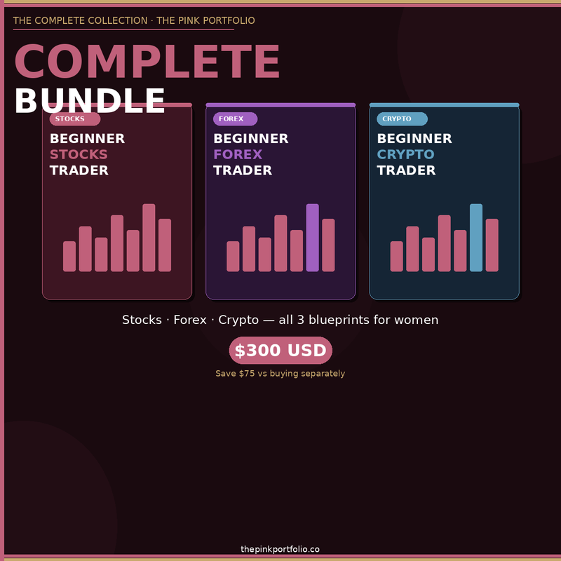 The Complete Bundle — All 3 Pink Portfolio Blueprints